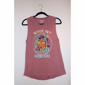 Vegetaryn Pink Muscle Tank